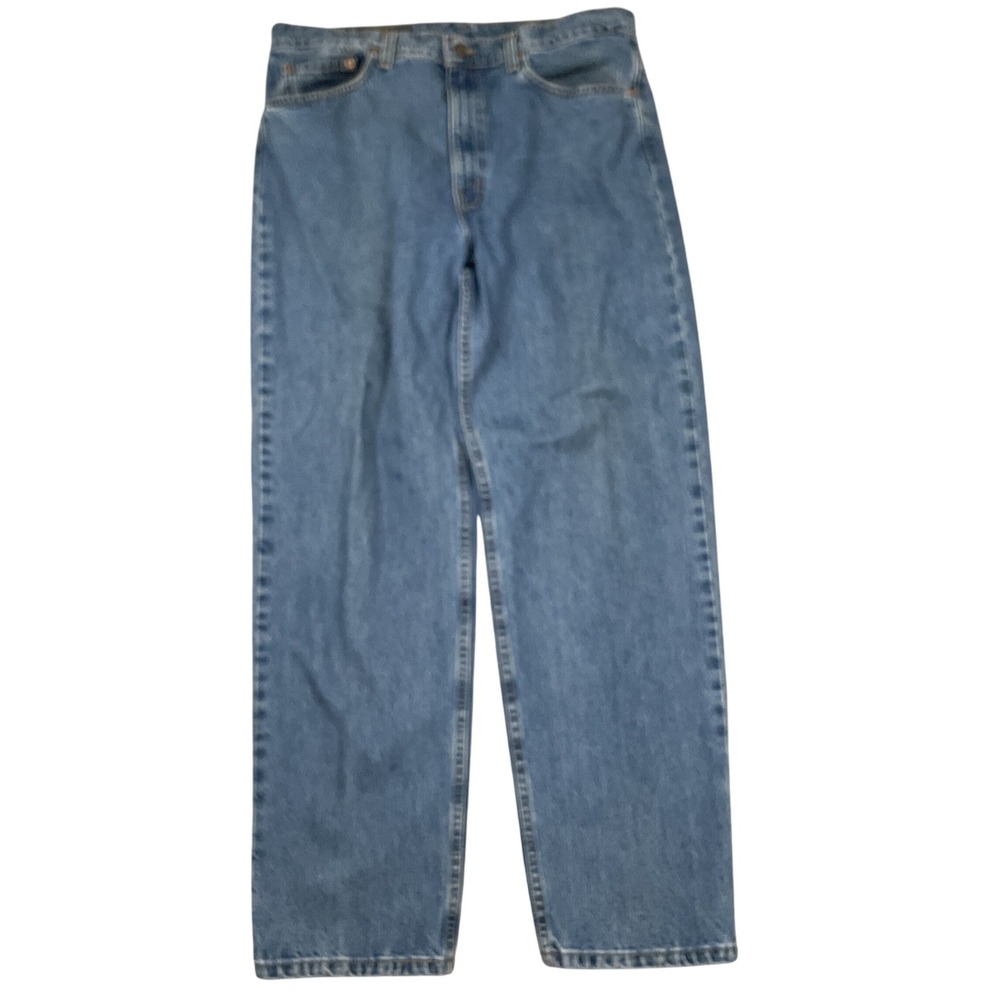 Levi's 550 Jeans Men 38W 32L Blue Relaxed Fit Light Wash Denim‎ Pants USA VTG